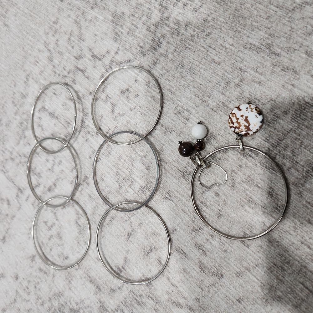 Silver bangles